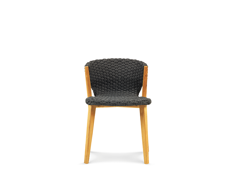 Knit Dining Side Chair-Ethimo-Contract Furniture Store