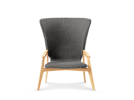 Knit High Back Lounge Armchair-Contract Furniture Store for hospitality, leisure & commercial projects