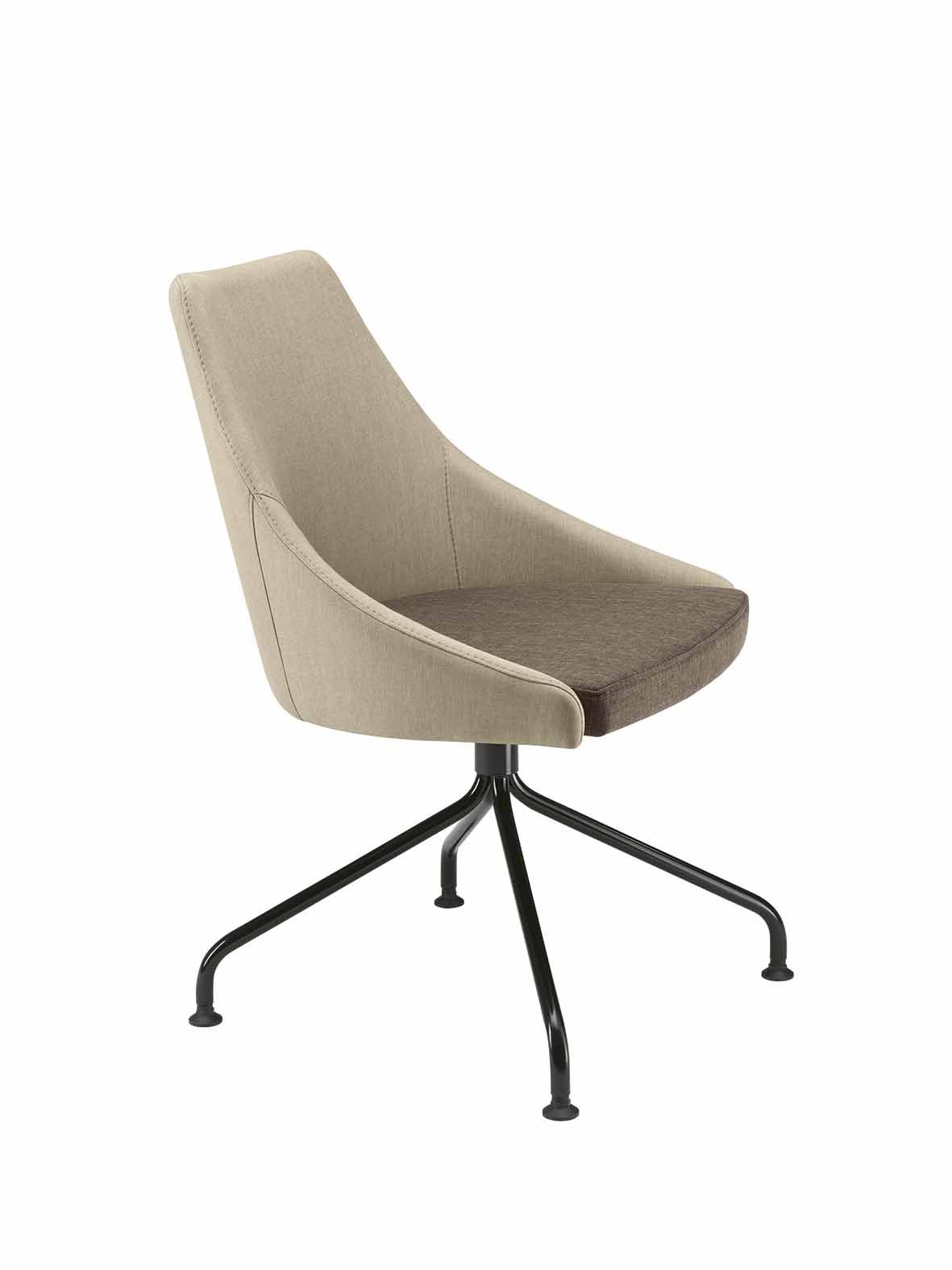 Kontea Side Chair c/w Spider Base-Metalmobil-Contract Furniture Store