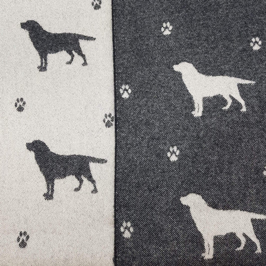 Labrador Throw Black-Contract Furniture Store for hospitality, leisure & commercial projects