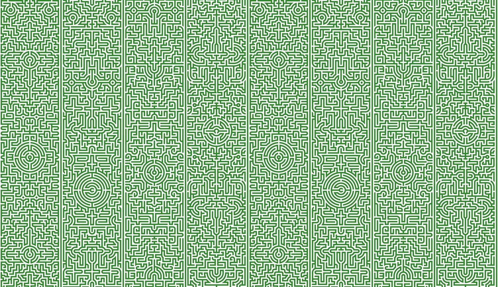 Labyrinth Wallpaper-Contract Furniture Store for hospitality, leisure & commercial projects