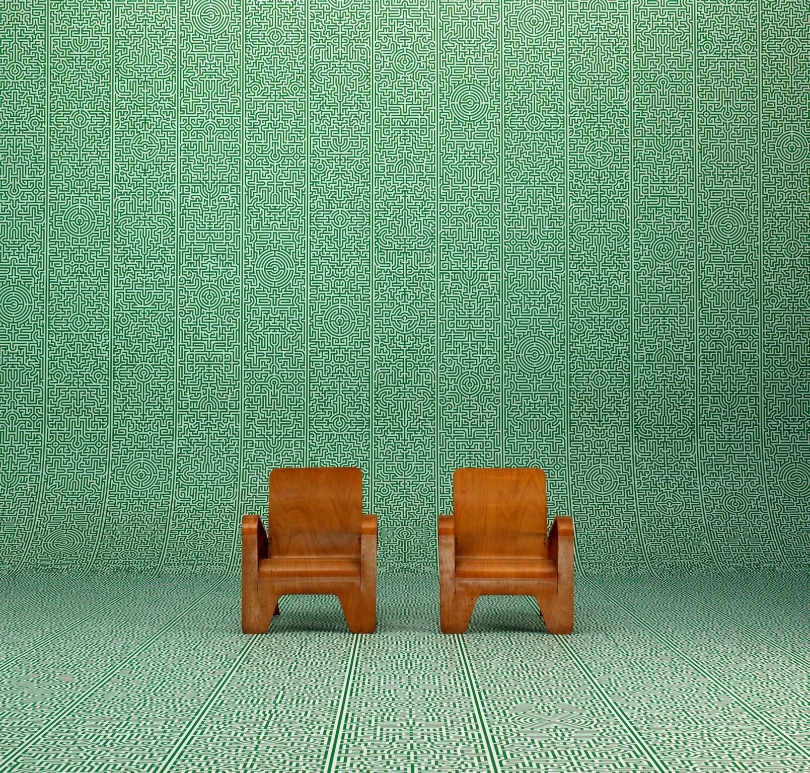 Labyrinth Wallpaper-Contract Furniture Store for hospitality, leisure & commercial projects