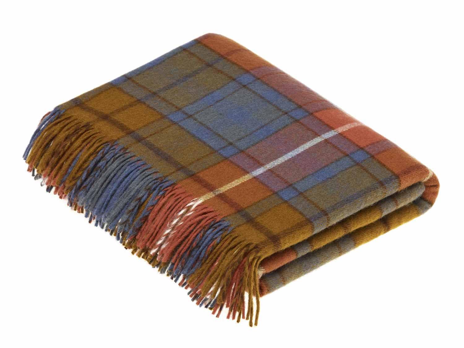 Lambswool Tartan Throw-Bronte by Moon-Contract Furniture Store