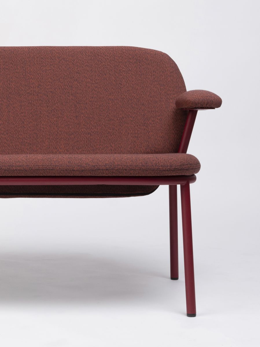 Lana Steel Armrest Sofa-Contract Furniture Store for hospitality, leisure & commercial projects