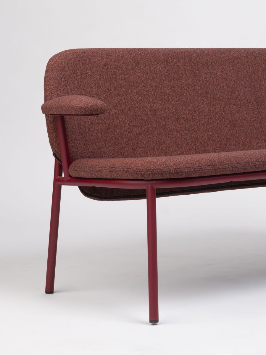 Lana Steel Armrest Sofa-Contract Furniture Store for hospitality, leisure & commercial projects