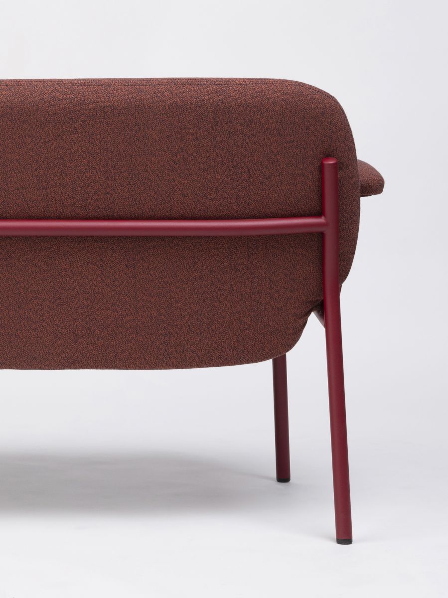 Lana Steel Armrest Sofa-Contract Furniture Store for hospitality, leisure & commercial projects