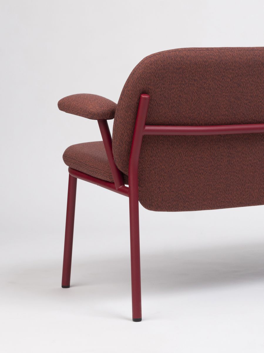 Lana Steel Armrest Sofa-Contract Furniture Store for hospitality, leisure & commercial projects