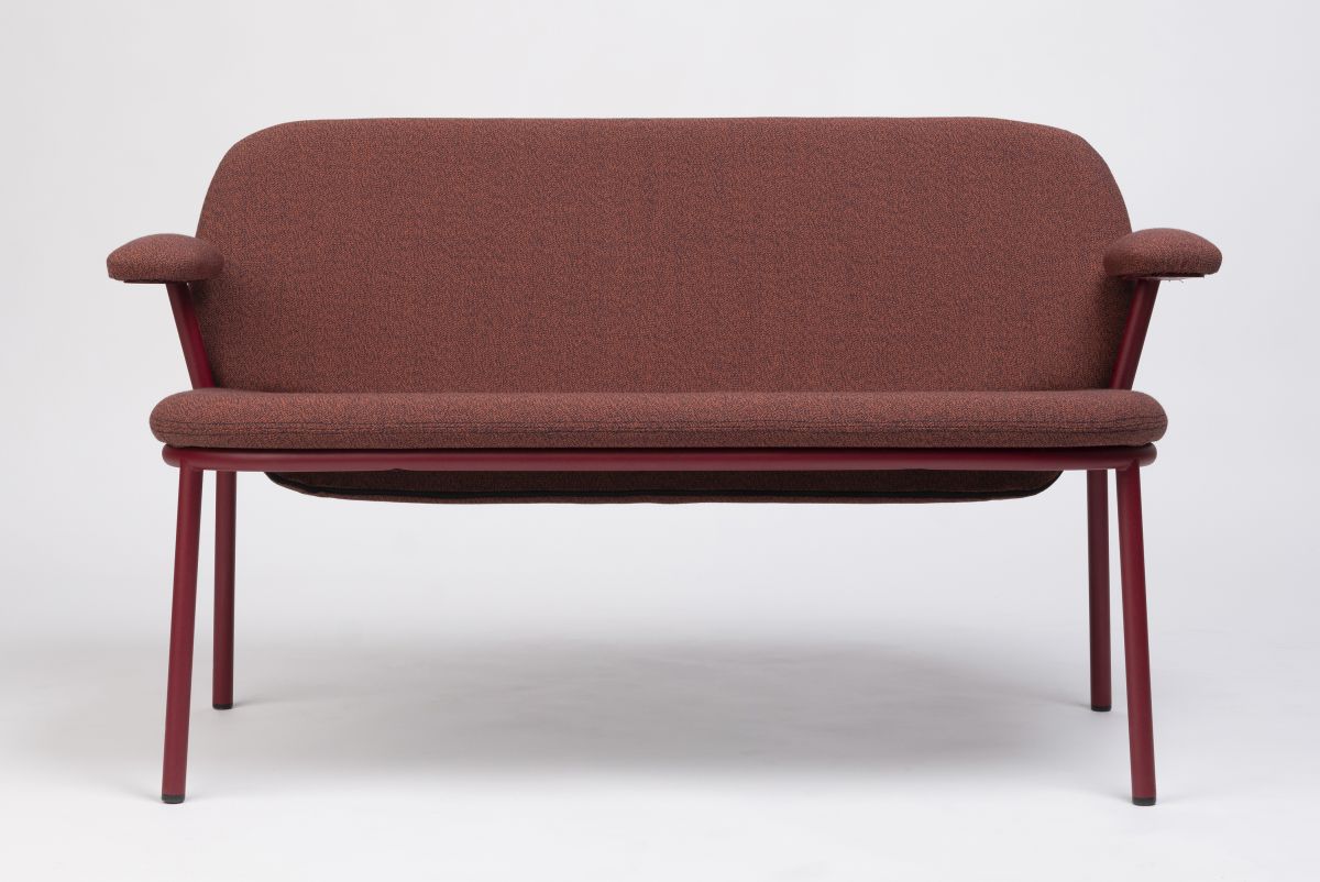 Lana Steel Armrest Sofa-Contract Furniture Store for hospitality, leisure & commercial projects