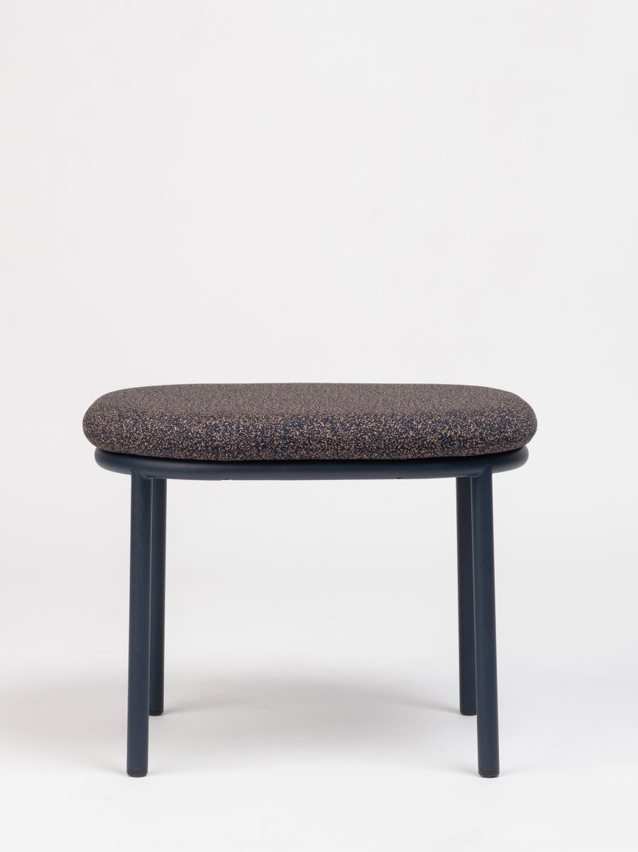 Lana Steel Ottoman