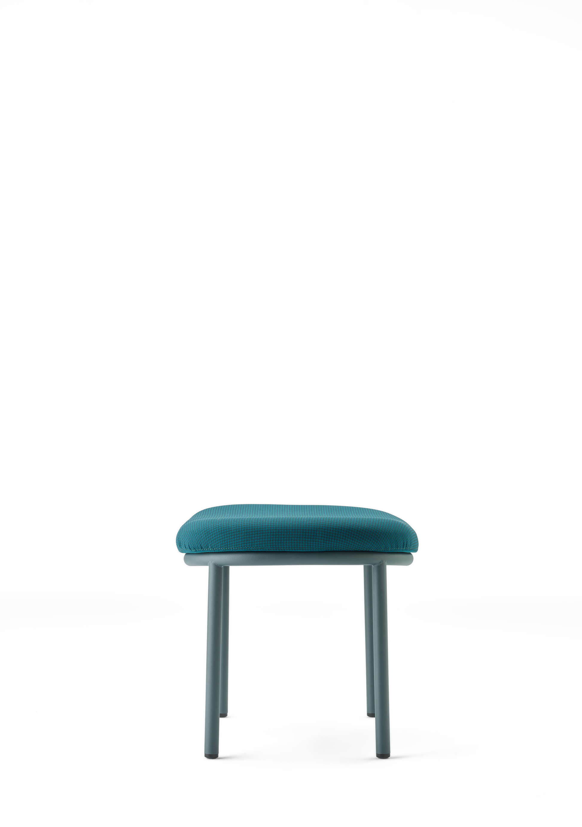Lana Steel Ottoman
