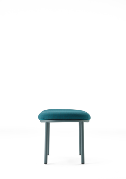 Lana Steel Ottoman
