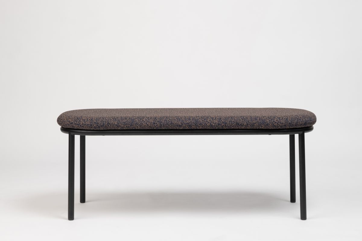 Lana Steel Ottoman