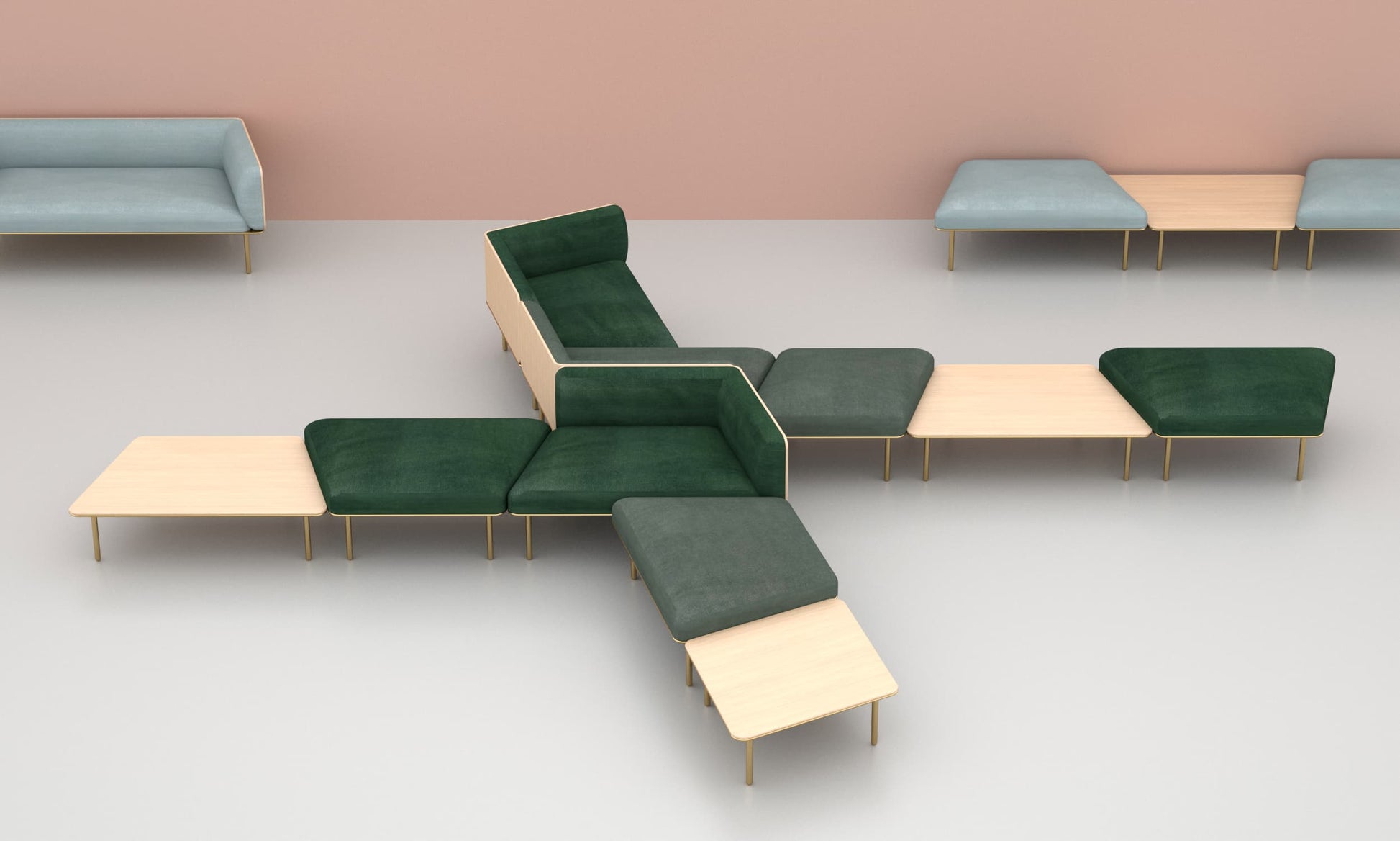 Lap 105-B Sofa-Contract Furniture Store for hospitality, leisure & commercial projects