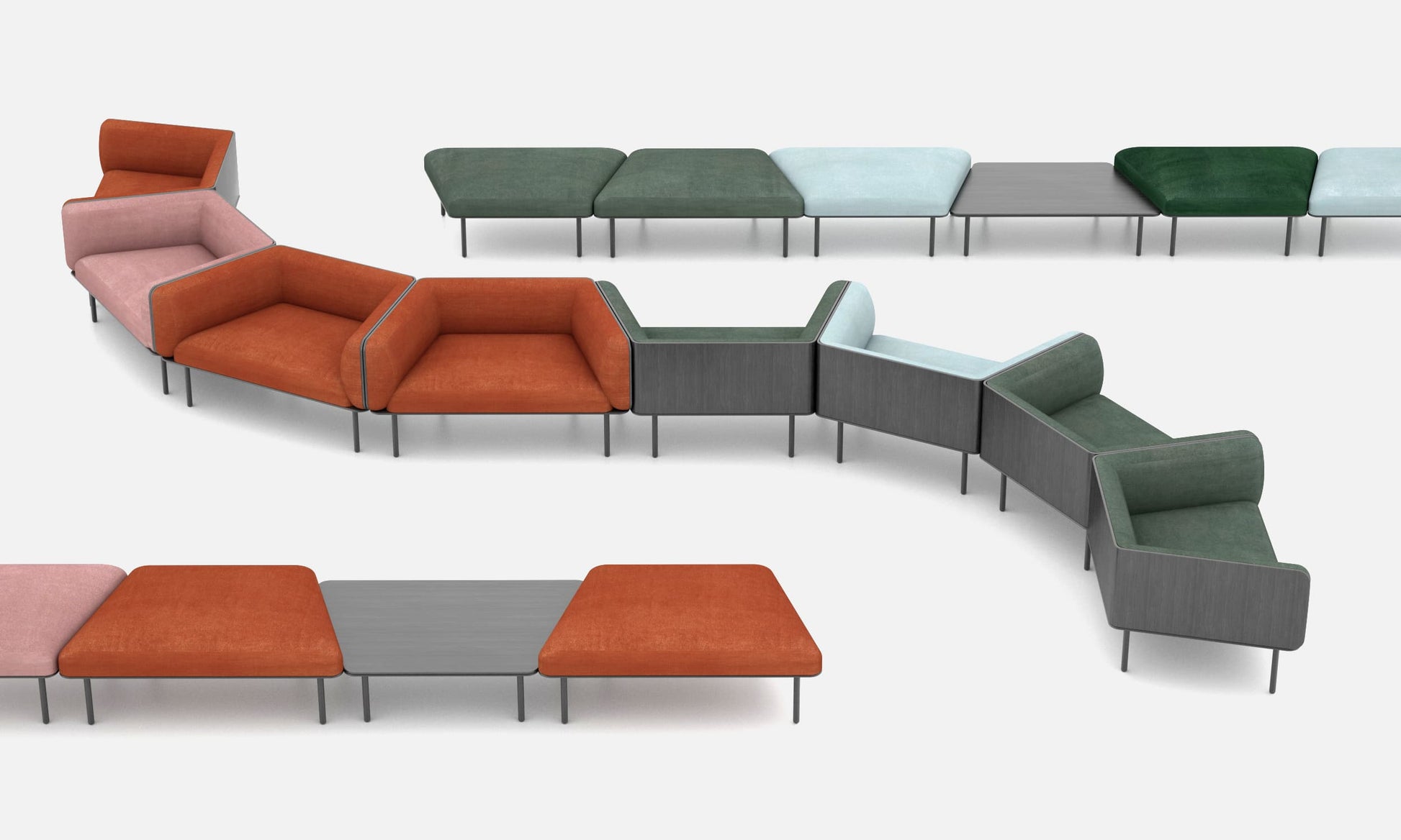 Lap Modular Sofa System-Contract Furniture Store for hospitality, leisure & commercial projects
