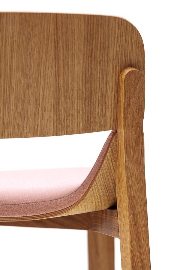 Leaf Upholstered High Stool-Contract Furniture Store for hospitality, leisure & commercial projects