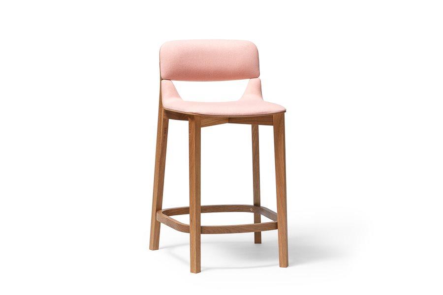 Leaf Upholstered High Stool-Contract Furniture Store for hospitality, leisure & commercial projects