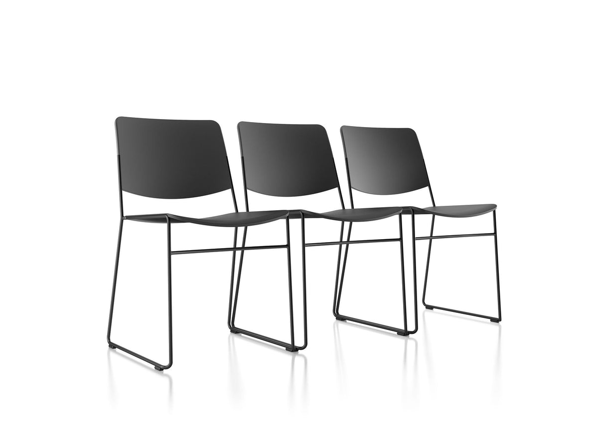 Link X60 Side Chair c/w Sled Legs-Fornasarig-Contract Furniture Store