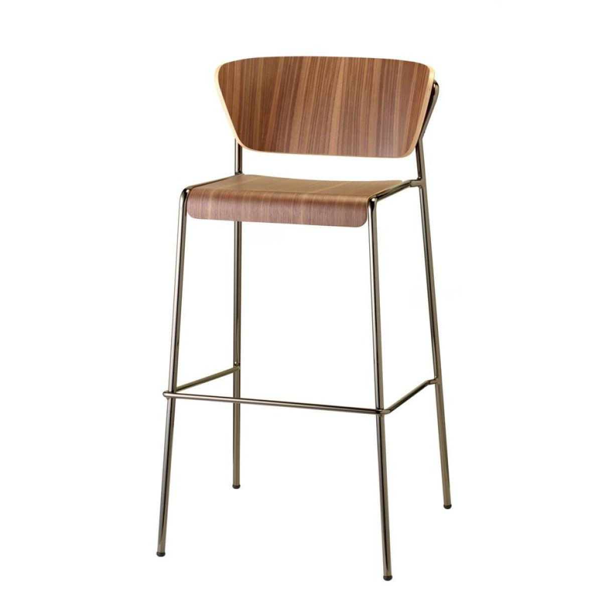 Lisa Wood High Stool-Scab-Contract Furniture Store