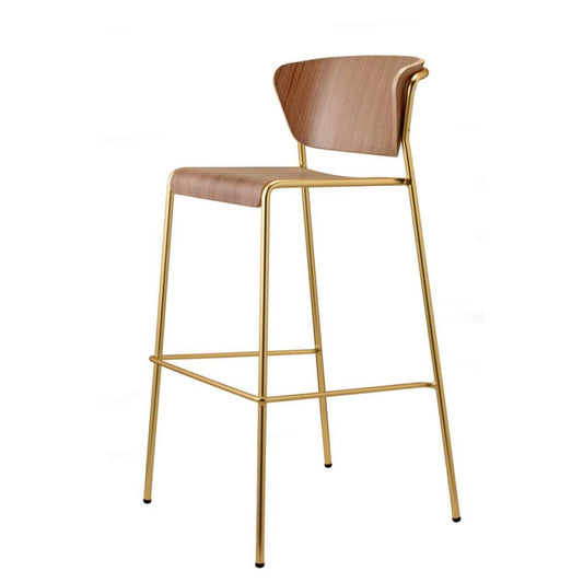 Lisa Wood High Stool-Contract Furniture Store for hospitality, leisure & commercial projects