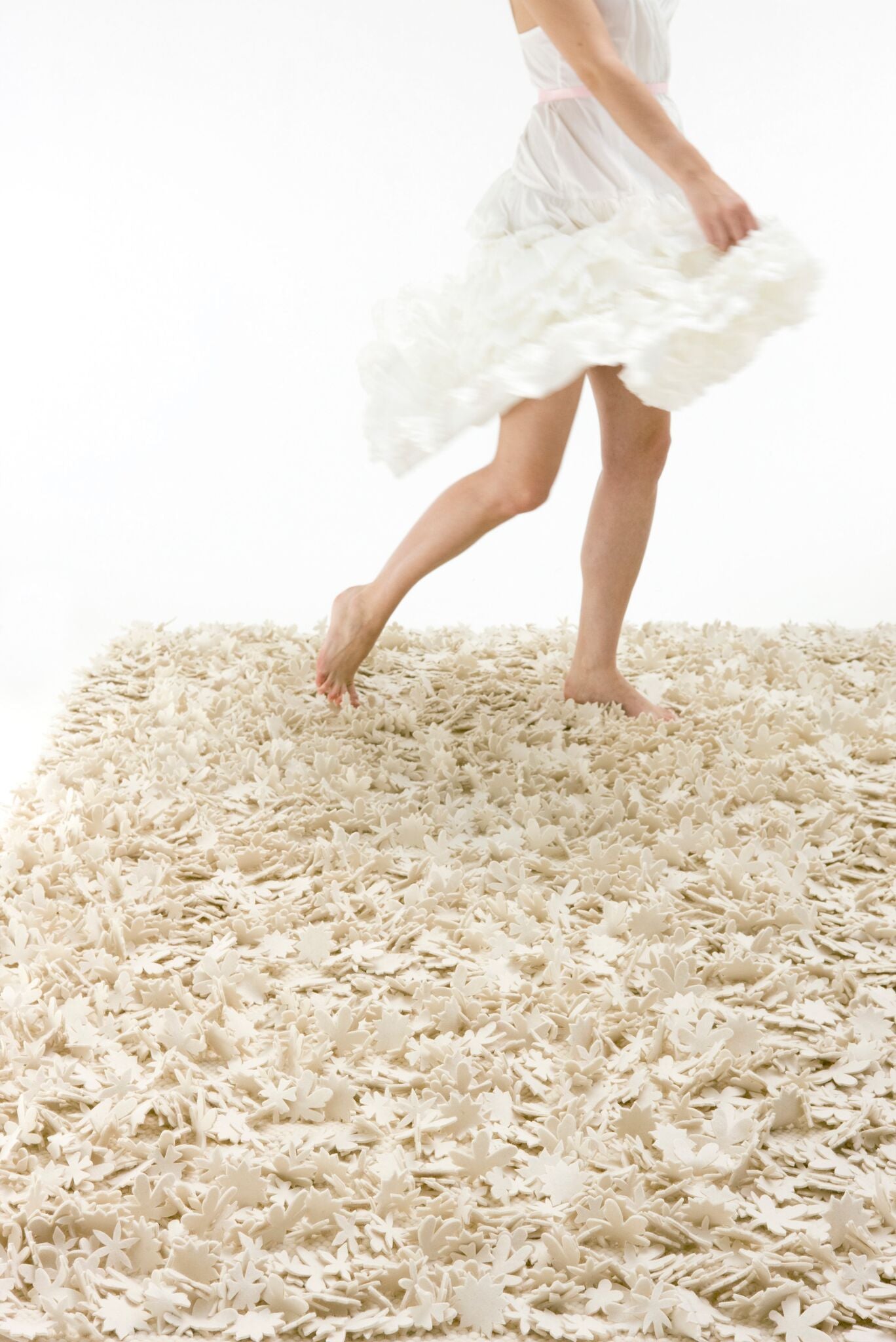 Little Field Of Flowers Ivory Rug-Contract Furniture Store for hospitality, leisure & commercial projects