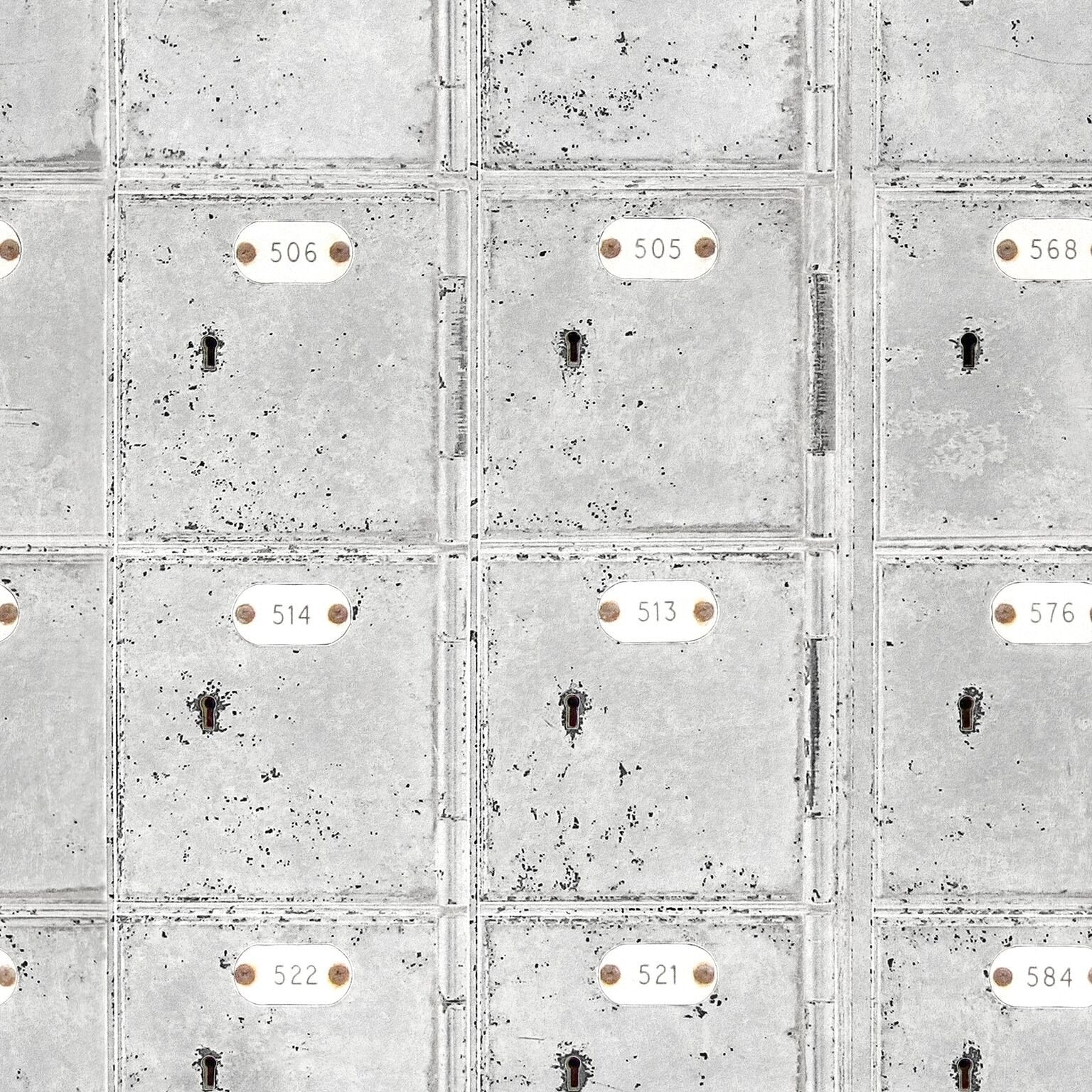 Locker Room White Wallpaper