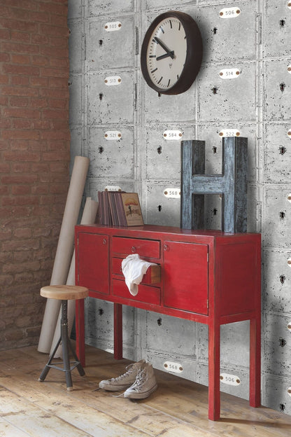 Locker Room White Wallpaper-Contract Furniture Store for hospitality, leisure & commercial projects