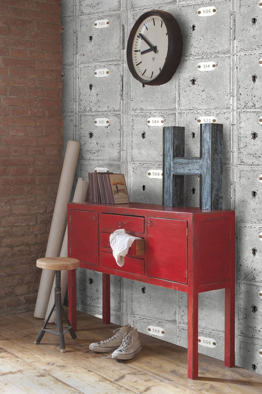 Locker Room White Wallpaper-Contract Furniture Store for hospitality, leisure & commercial projects