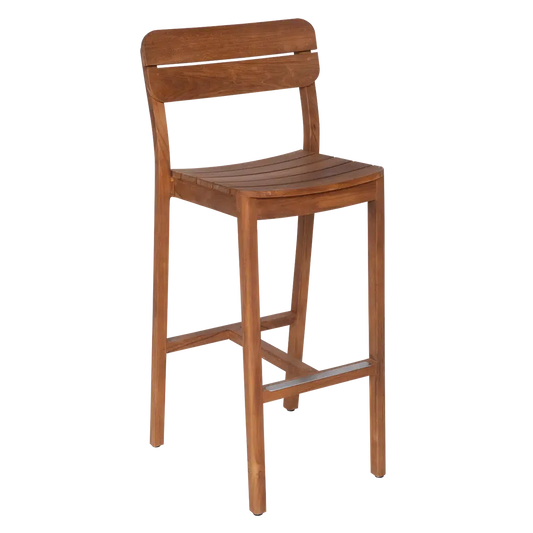 Lodge Teak High Stool-Contract Furniture Store for hospitality, leisure & commercial projects