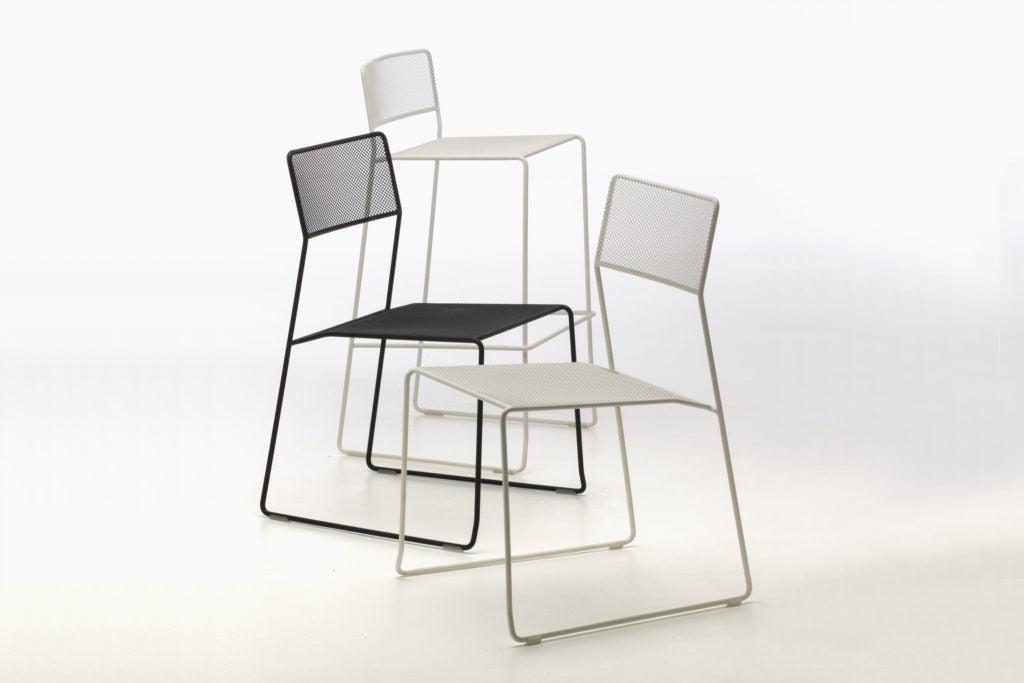 Log Mesh Side Chair-Arrmet-Contract Furniture Store