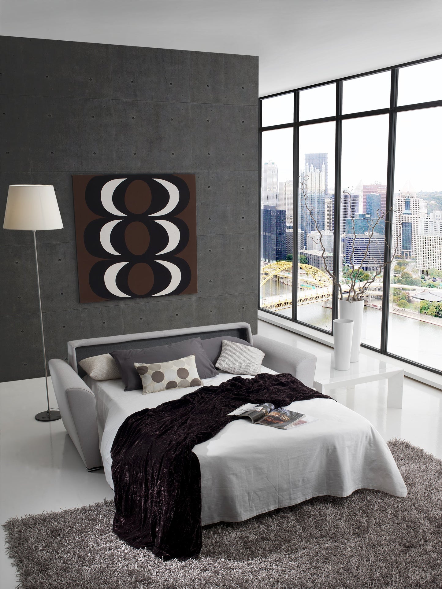 Lois Sofa Bed-Contract Furniture Store for hospitality, leisure & commercial projects