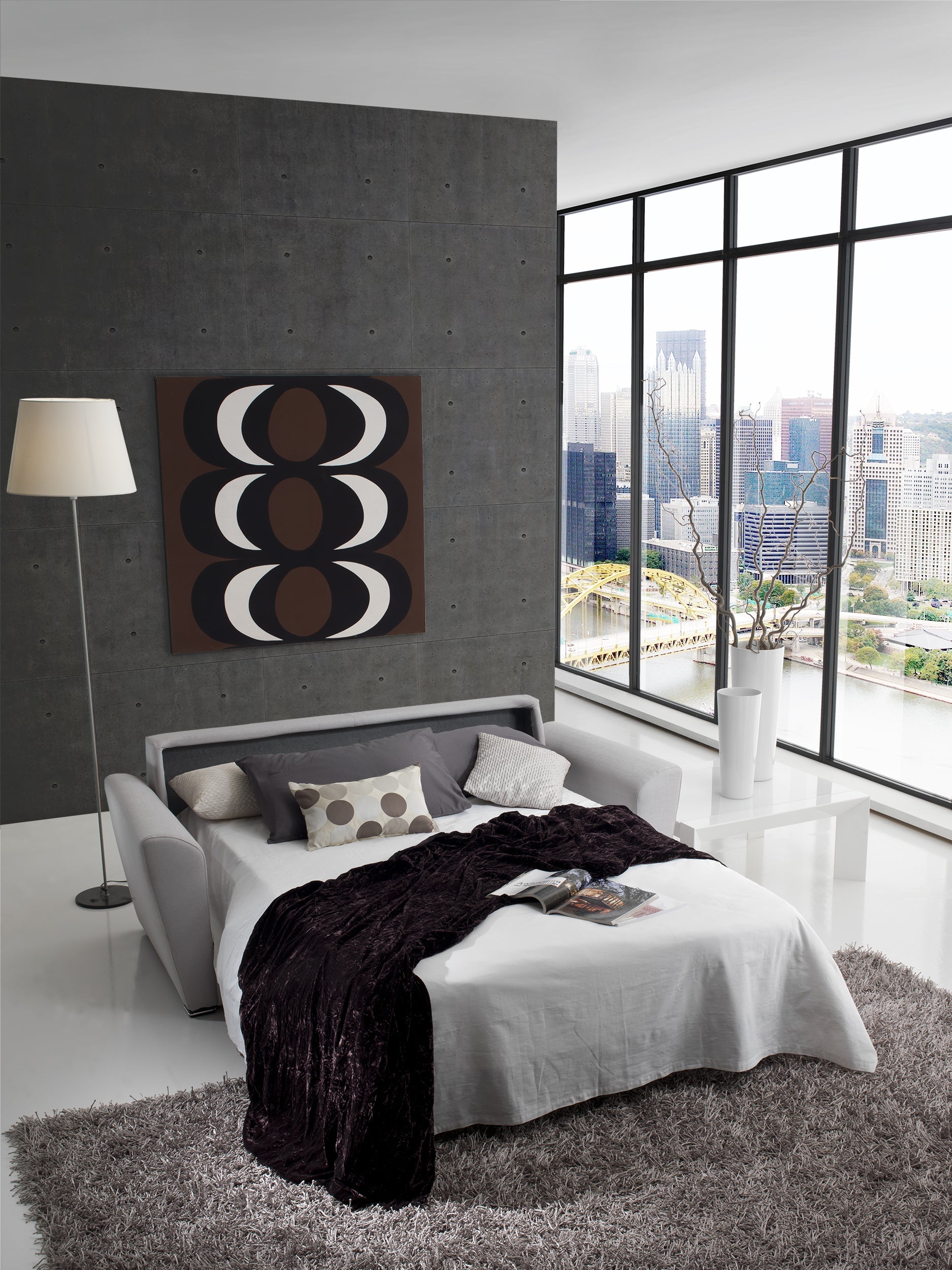 Lois Sofa Bed-Contract Furniture Store for hospitality, leisure & commercial projects