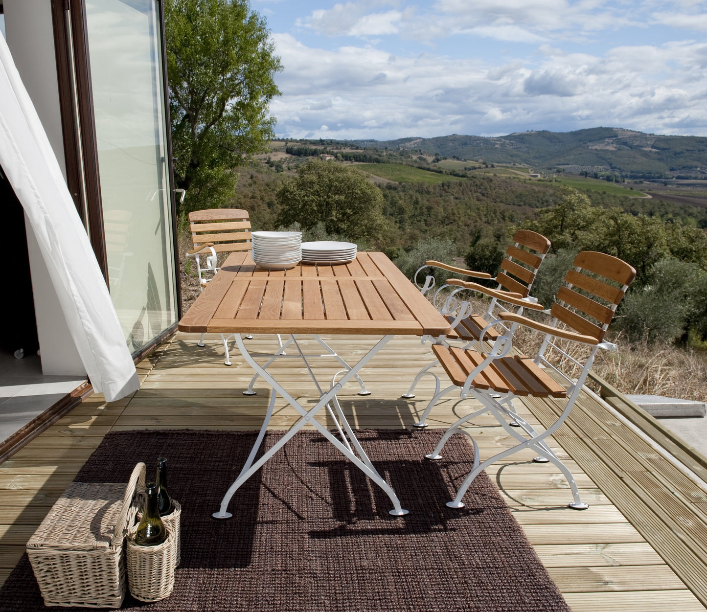 London Rectangular Folding Table