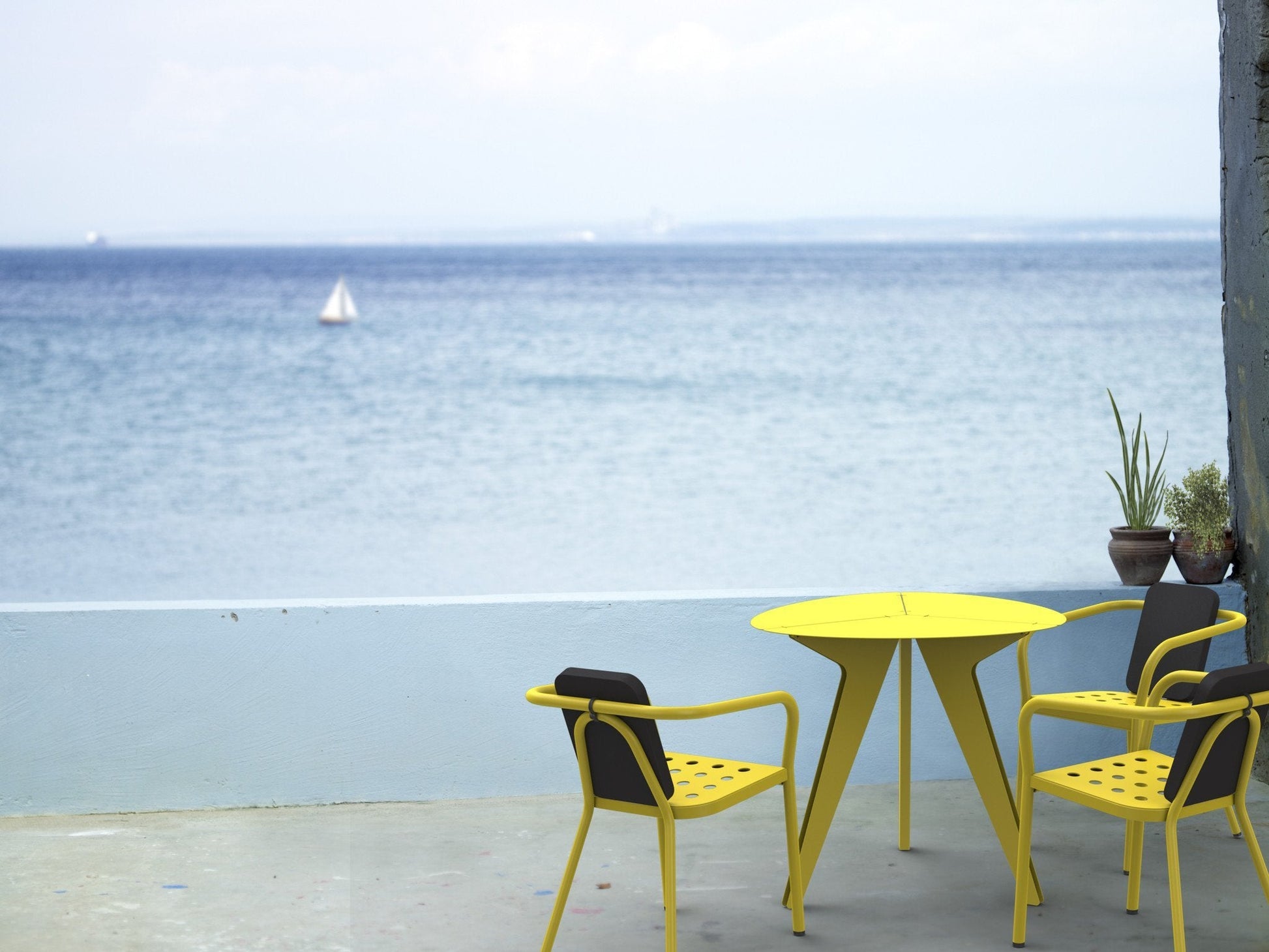Loom Triangle Dining Table