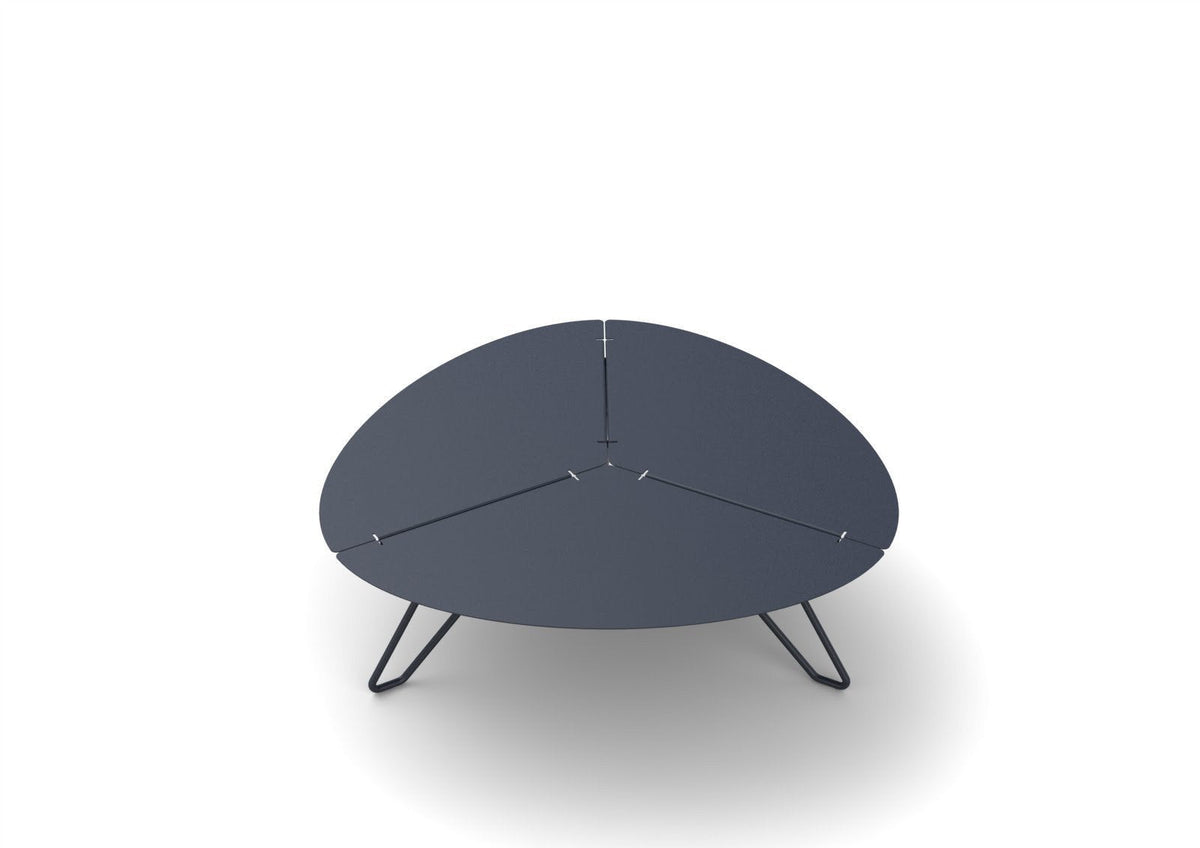 Loo Triangle Low Table-Matière Grise-Contract Furniture Store