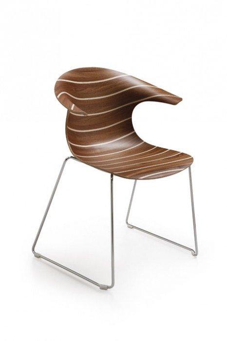 Loop 3D Vinterio Side Chair c/w Sled Legs-Infiniti-Contract Furniture Store