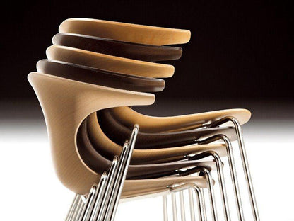 Loop 3D Wood Sled Armchair