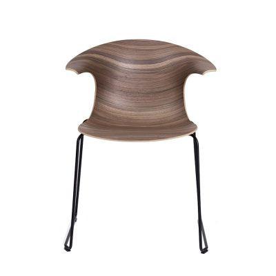 Loop 3D Wood Sled Armchair-Infiniti-Contract Furniture Store