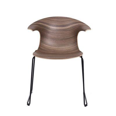 Loop 3D Wood Sled Armchair