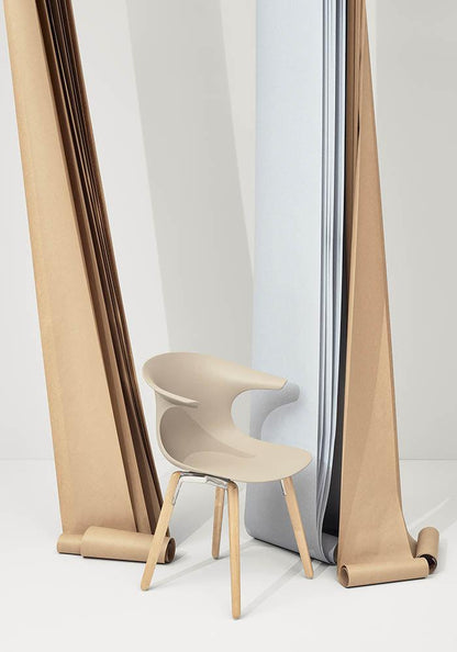 Loop Mono Wooden Legs Armchair-Contract Furniture Store for hospitality, leisure & commercial projects