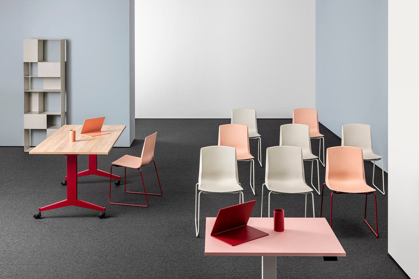 Loto Recycled Sled Chair-Contract Furniture Store for hospitality, leisure & commercial projects