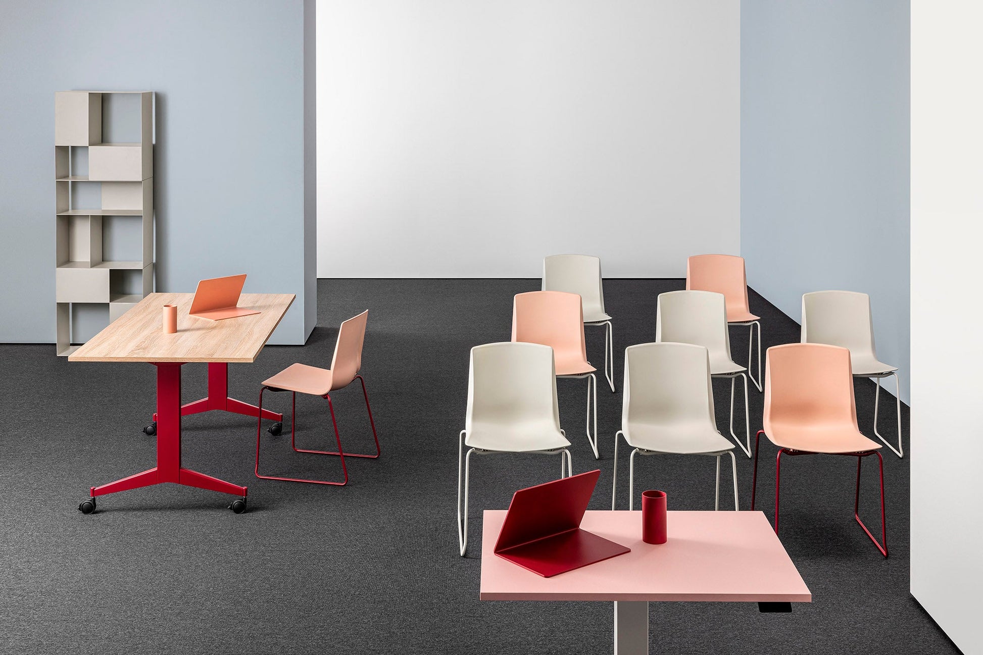 Loto Recycled Sled Chair-Contract Furniture Store for hospitality, leisure & commercial projects