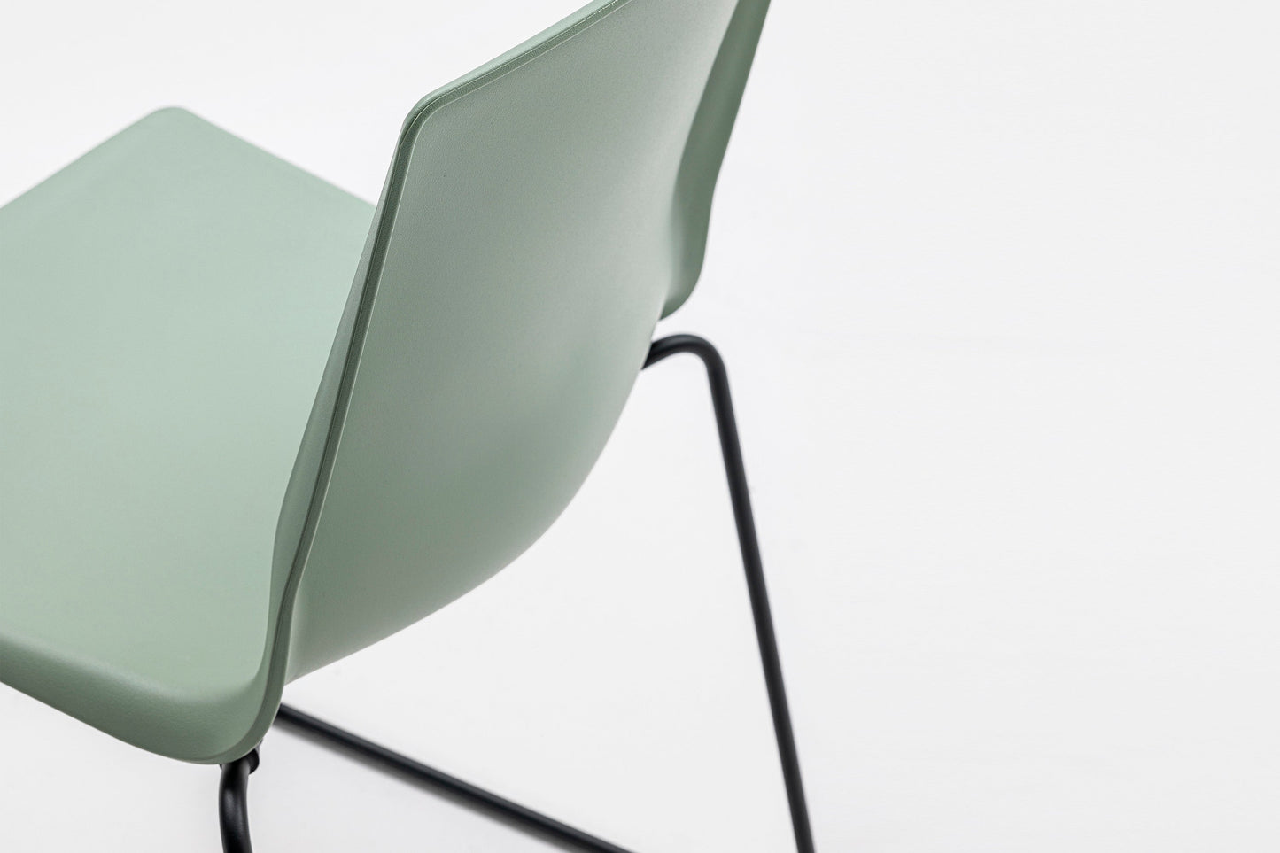 Loto Recycled Sled Chair-Contract Furniture Store for hospitality, leisure & commercial projects