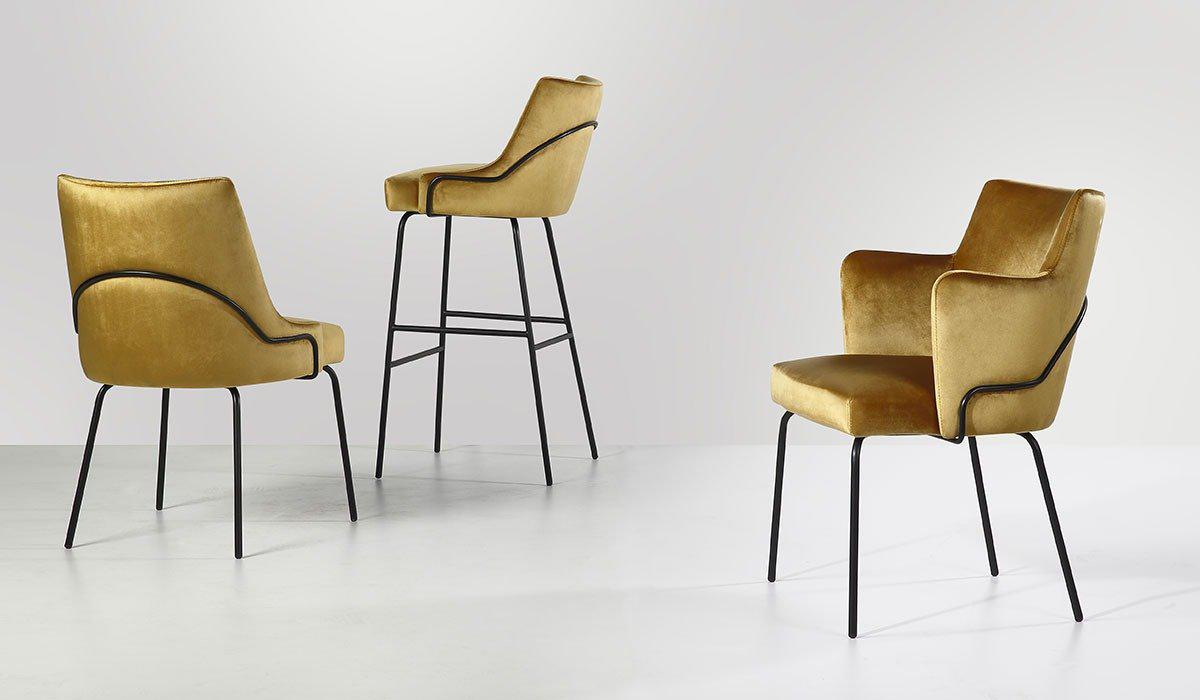 Louvre Tube Side Chair-Contractin-Contract Furniture Store