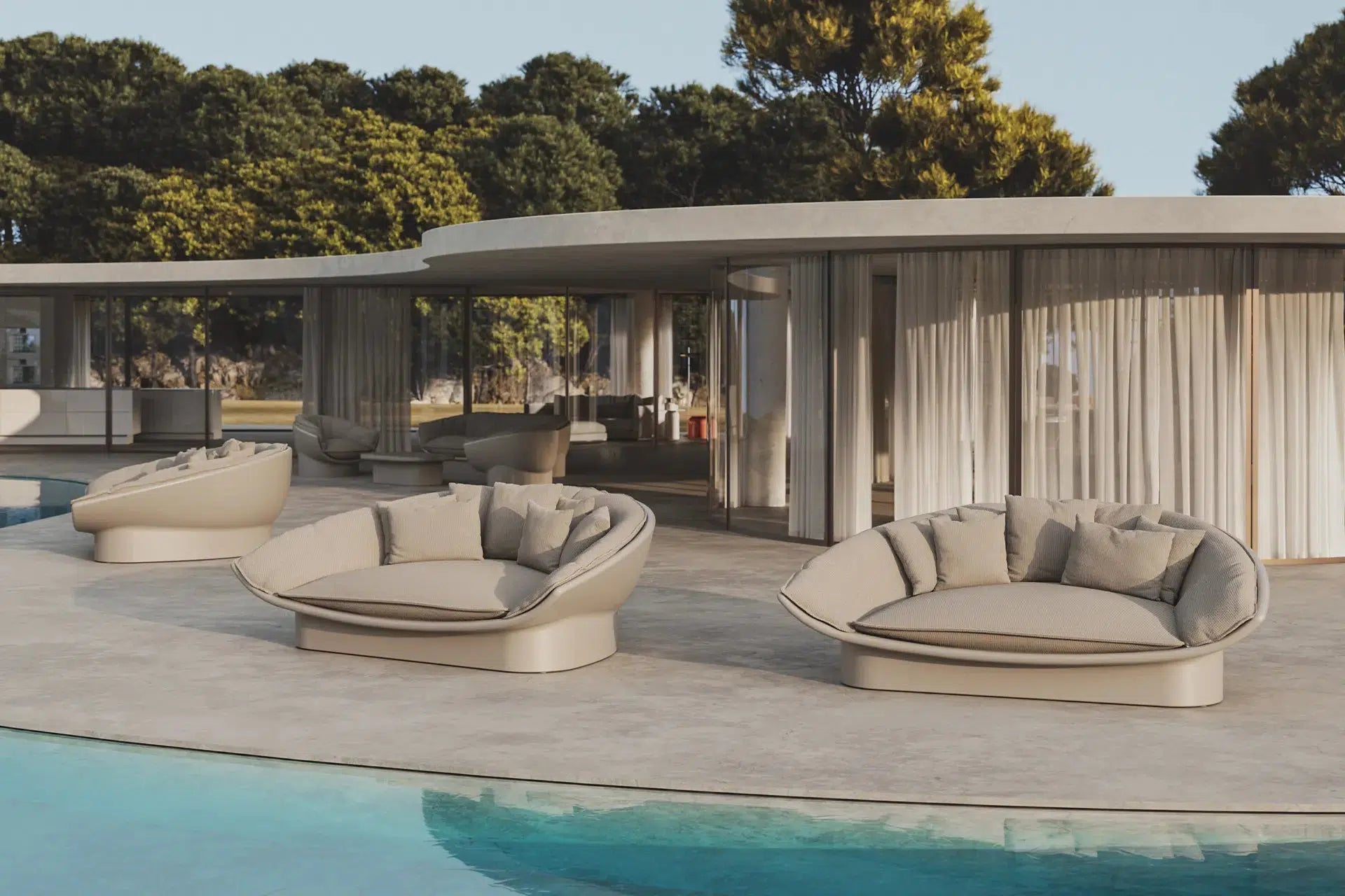 Luna Daybed-Contract Furniture Store for hospitality, leisure & commercial projects