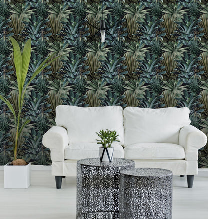 Lush Succulents Wallpaper-Contract Furniture Store for hospitality, leisure & commercial projects