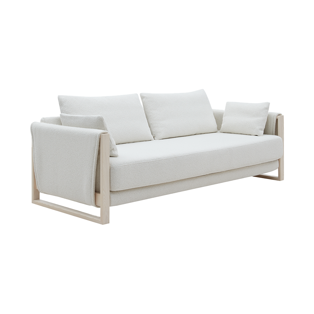 Madison Wood Sofa Bed-Contract Furniture Store for hospitality, leisure & commercial projects