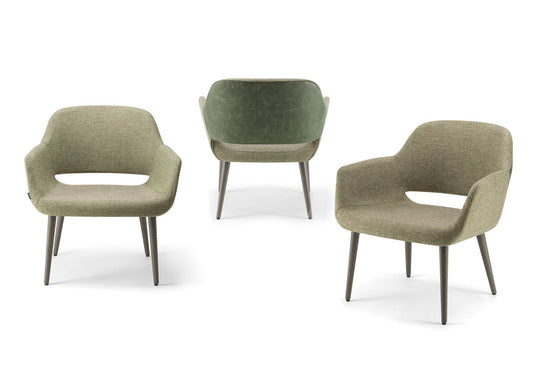 Magda 05 Base 100 Lounge Chair-Contract Furniture Store for hospitality, leisure & commercial projects