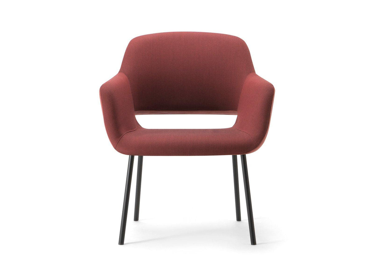 Magda 05 Lounge Chair c/w Metal Legs-Torre-Contract Furniture Store