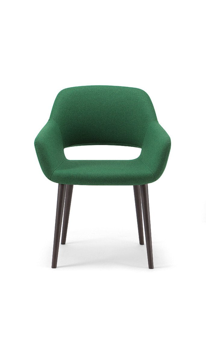 Magda 06 Armchair c/w Wood Legs-Torre-Contract Furniture Store