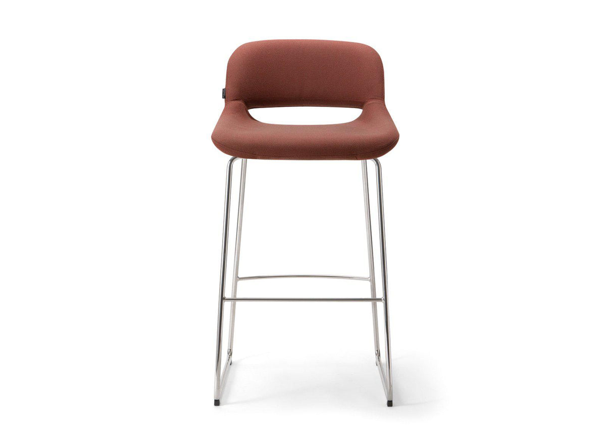 Magda 07 High Stool c/w Sled Legs-Torre-Contract Furniture Store